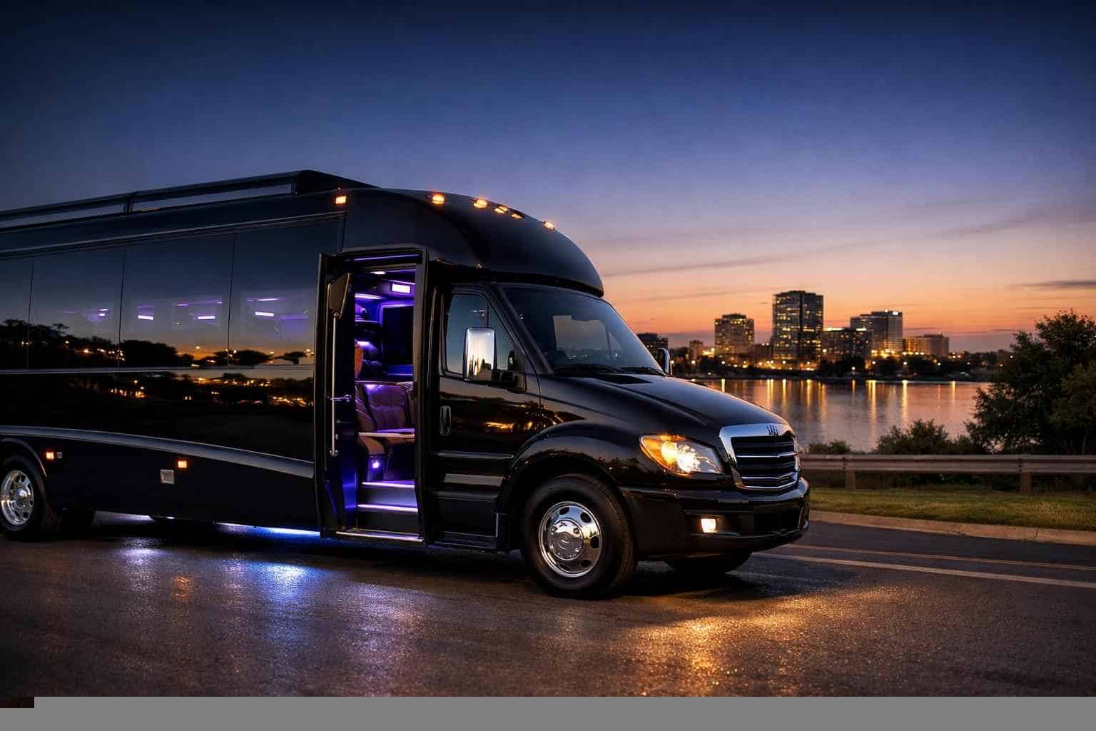 Affordable Black Party Bus Service in Benbrook TX