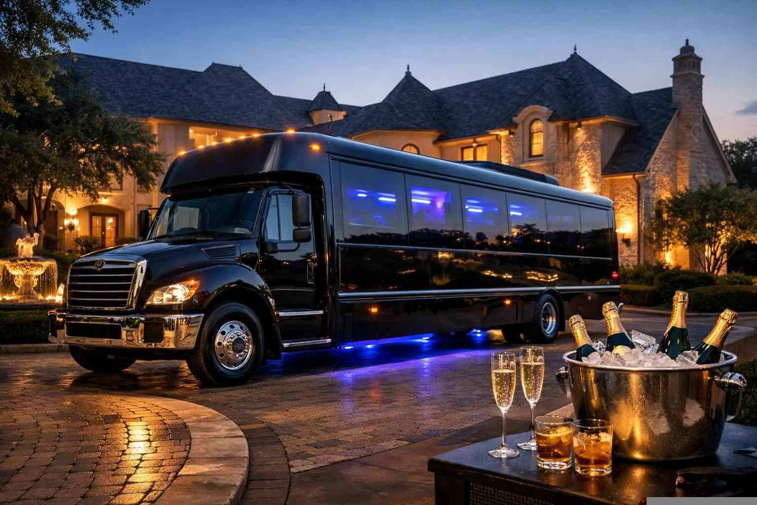 Affordable Black Party Bus Service in Southlake TX