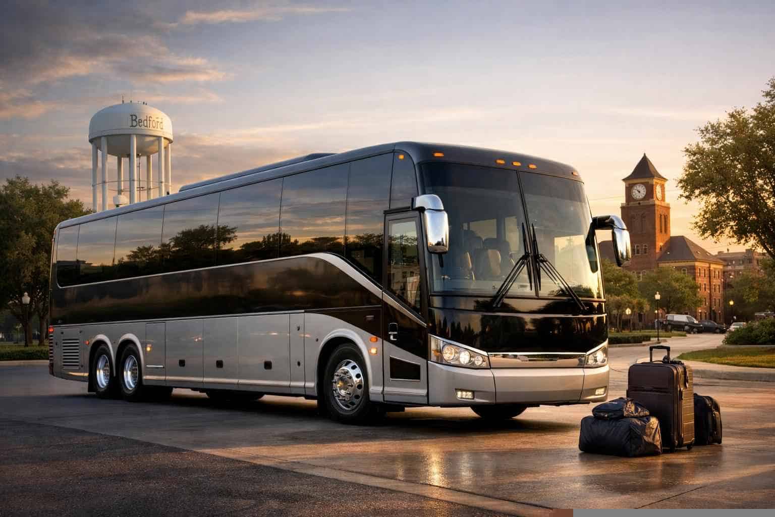 Charter Bus Rental In Bedford Texas Affordable Charter Bus Service in Bedford TX