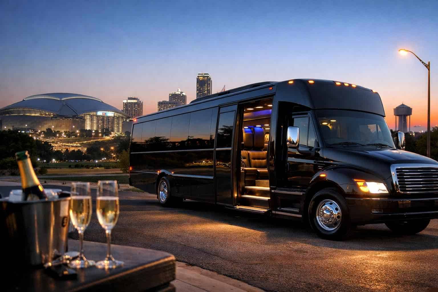 Affordable Limo Bus Service in Arlington TX