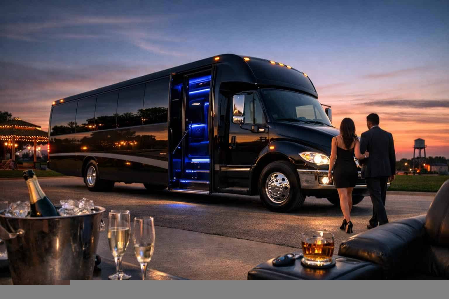 Affordable Limo Bus Service in Burleson TX