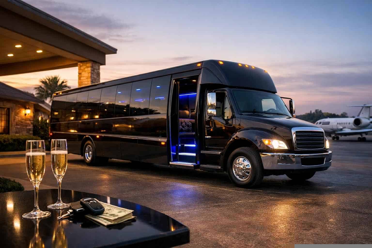 Affordable Limo Bus Service in Crowley TX