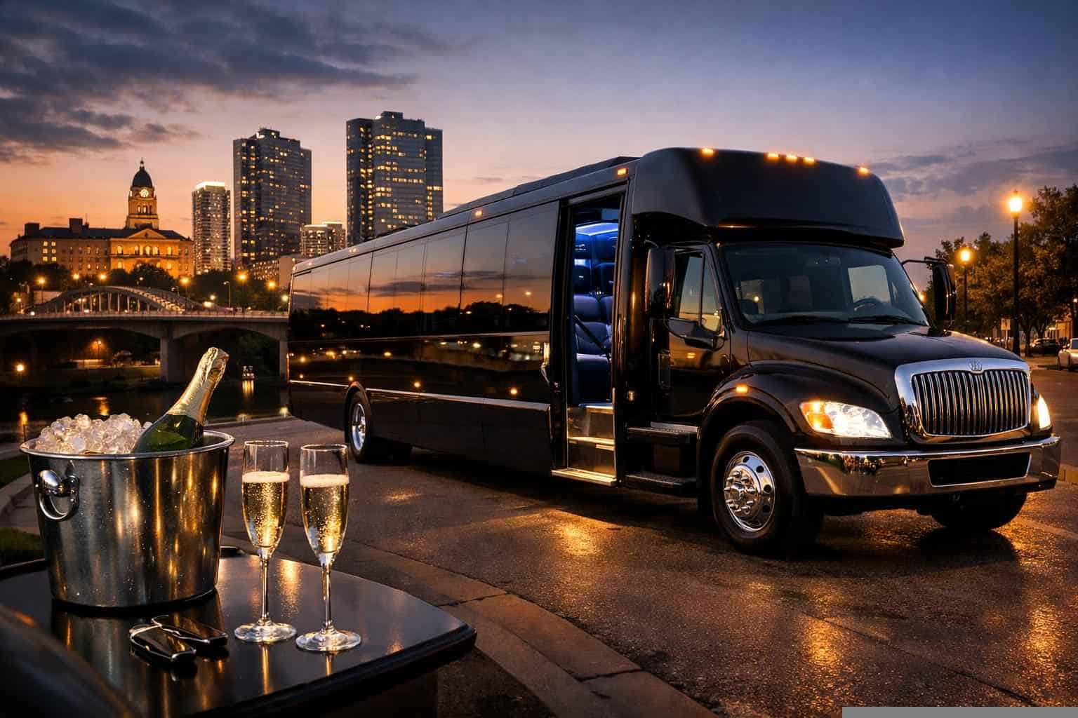 Affordable Limo Bus Service in Fort Worth TX