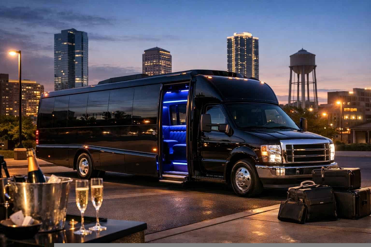 Affordable Limo Bus Service in Haltom City TX