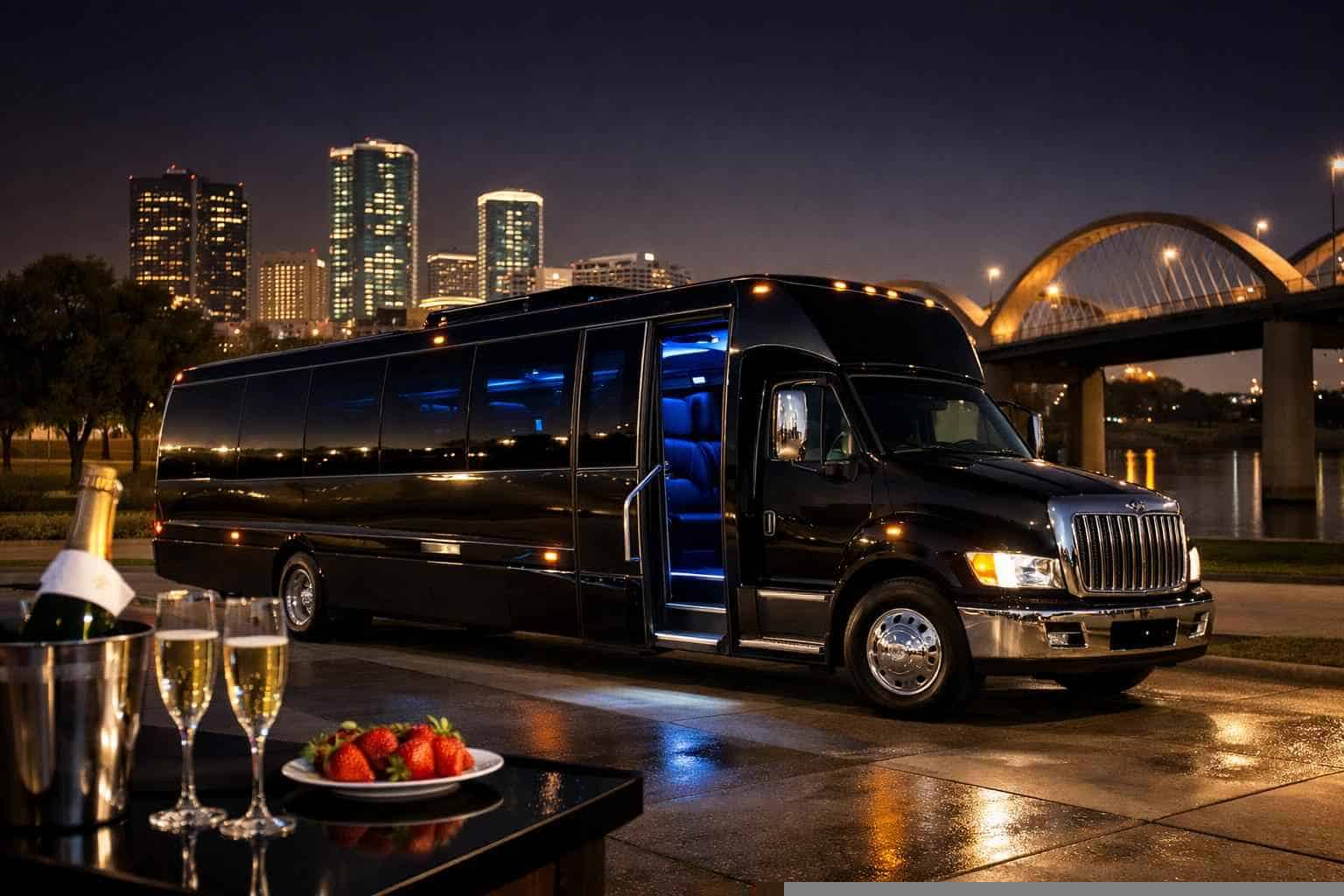 Luxury Limo Bus Rentals in Haltom City TX