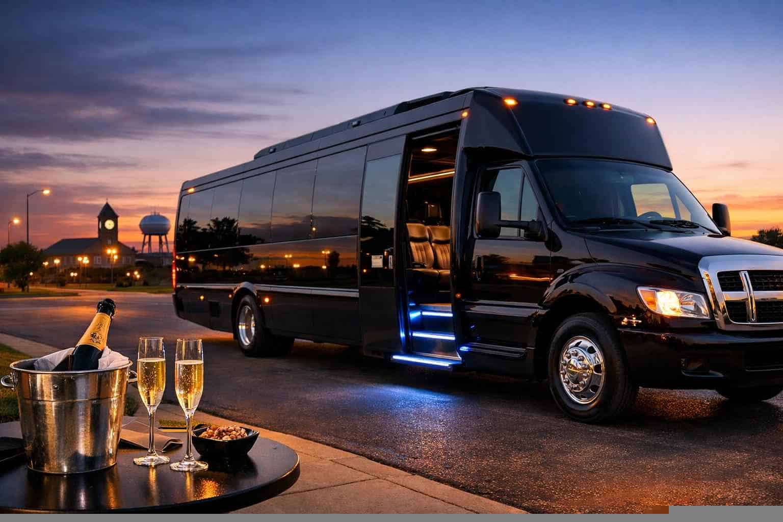 Affordable Limo Bus Service in Saginaw TX