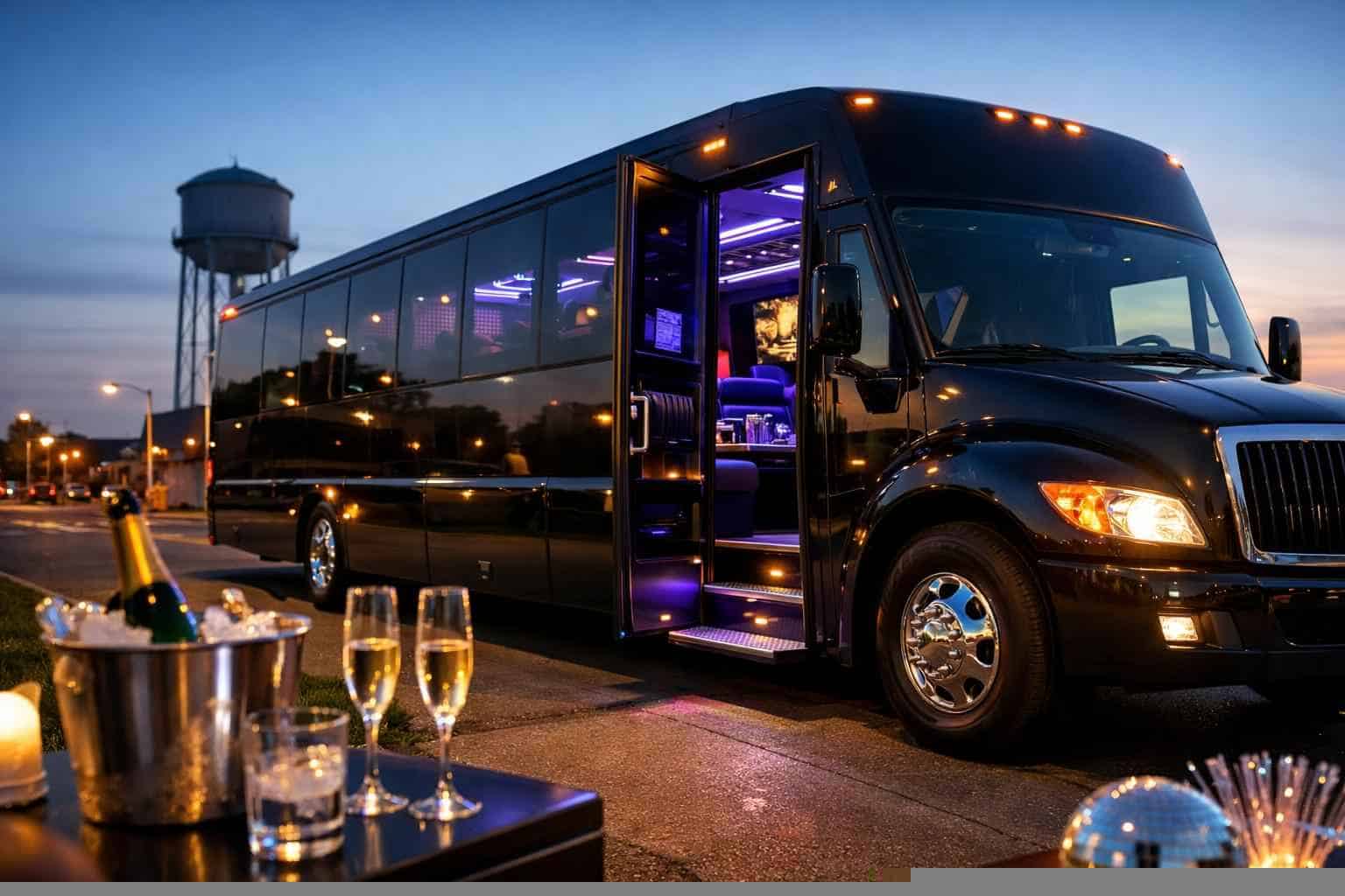 Party Bus Rental In Bedford Texas Affordable Party Bus Service in Bedford TX