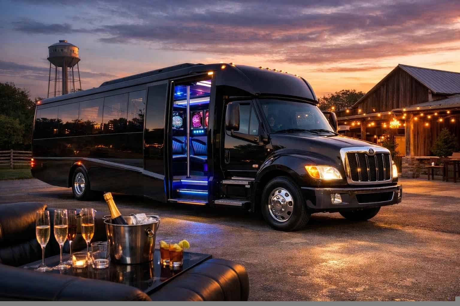 Affordable Party Bus Service in Burleson TX