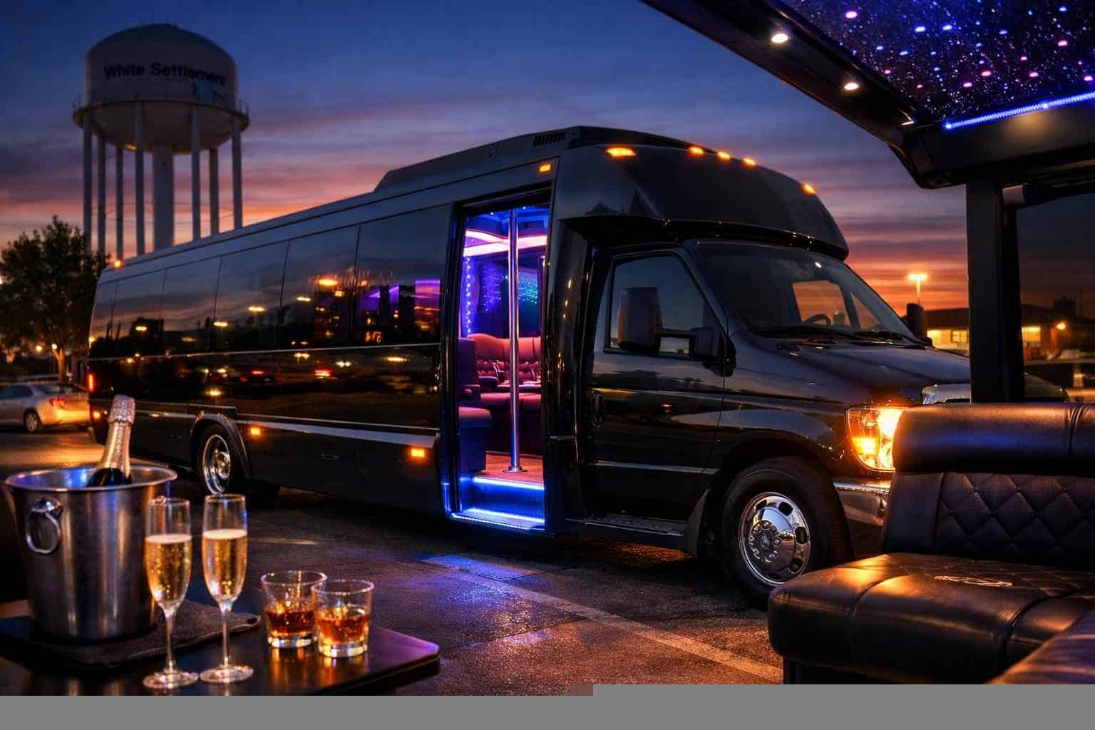 Affordable Party Bus Service in White Settlement TX