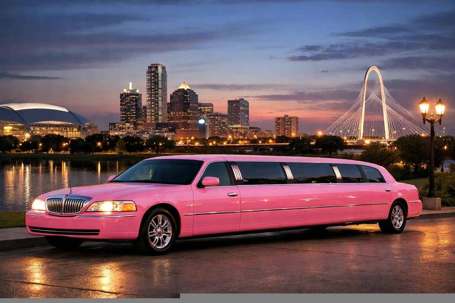 Pink Limo Rental In Arlington Texas Affordable Pink Limo Service in Arlington TX