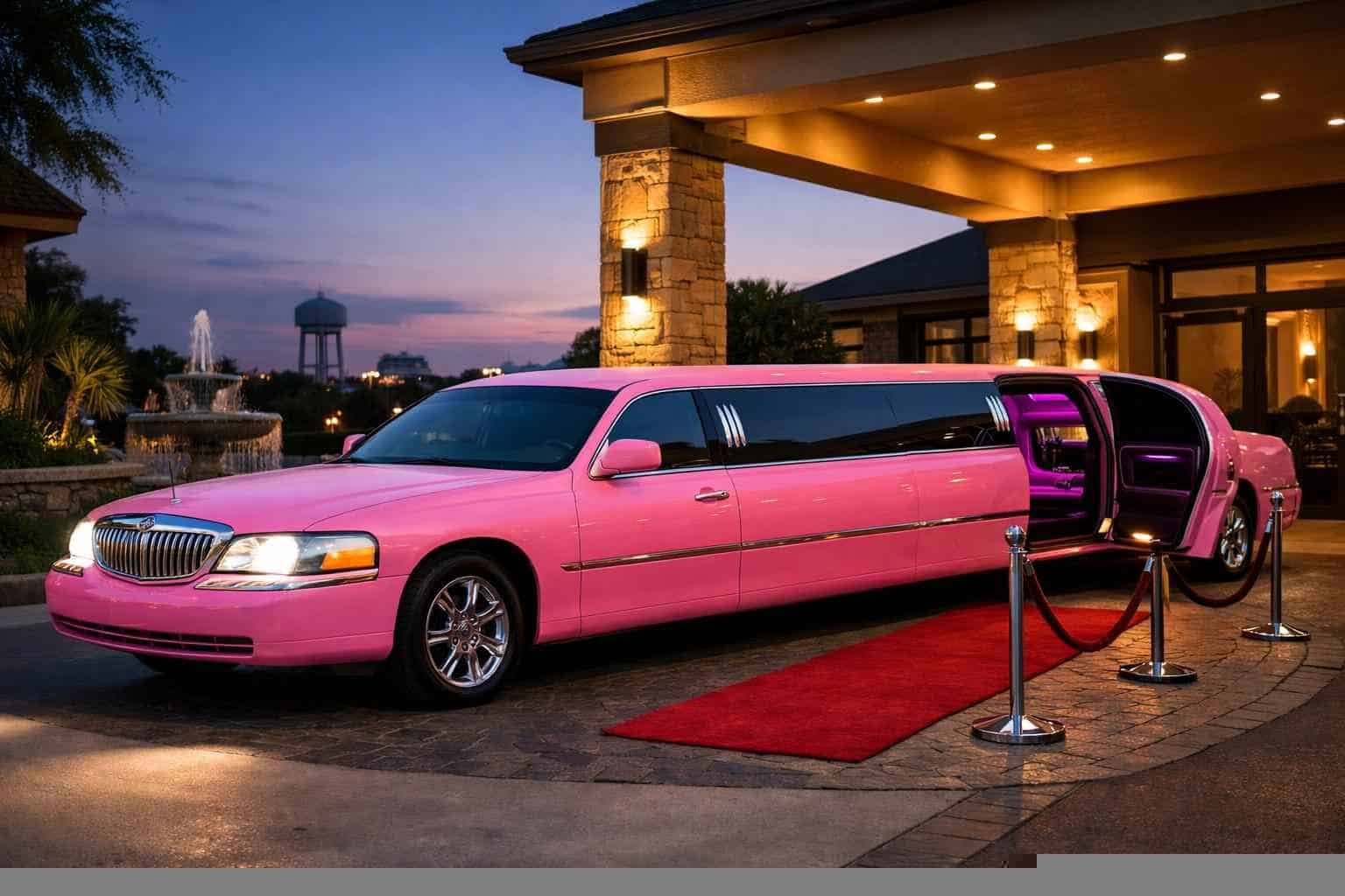 Affordable Pink Limo Service in Bedford TX