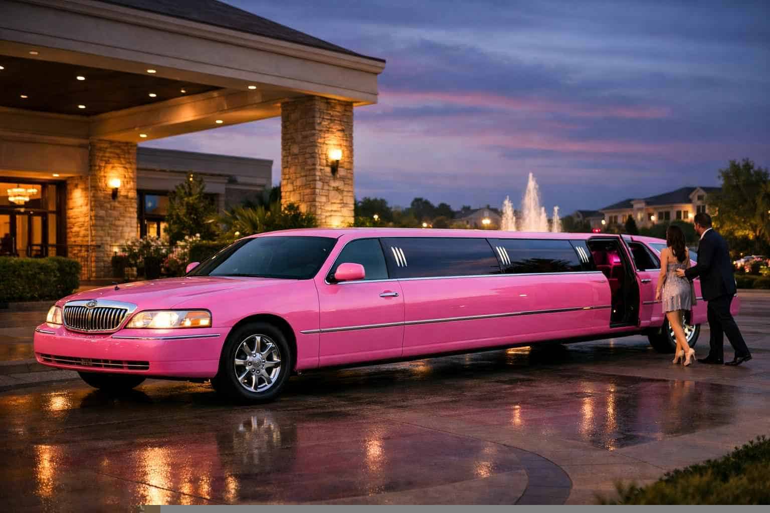 Affordable Pink Limo Service in Colleyville TX