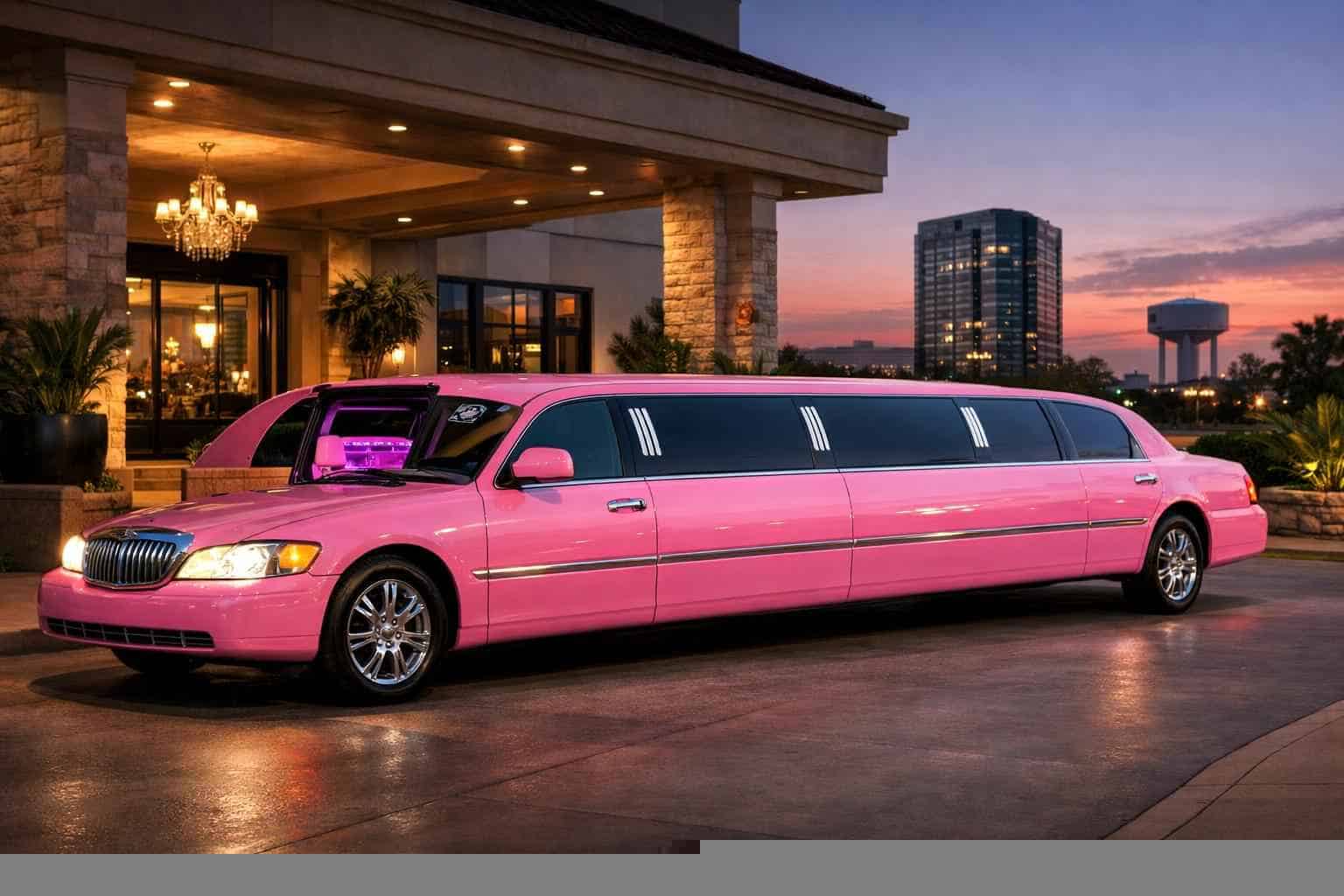 Affordable Pink Limo Service in Euless TX