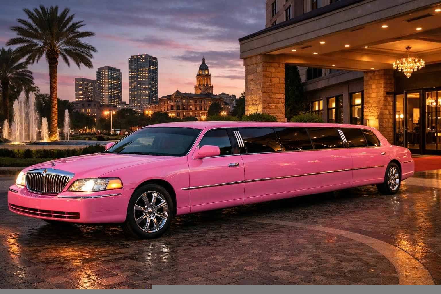 Pink Limo Rental In Fort Worth Texas Affordable Pink Limo Service in Fort Worth TX