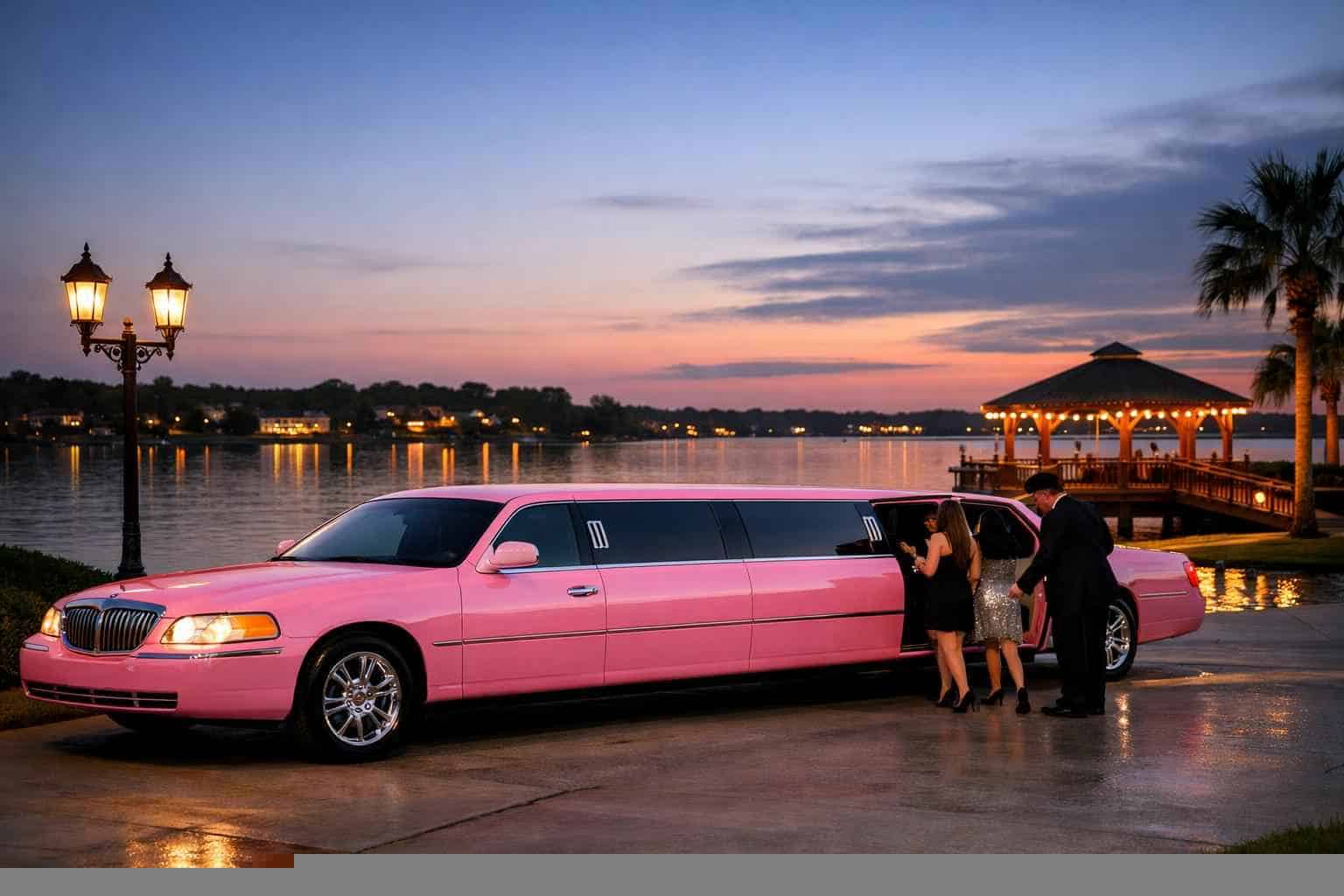 Affordable Pink Limo Service in Lake Worth TX