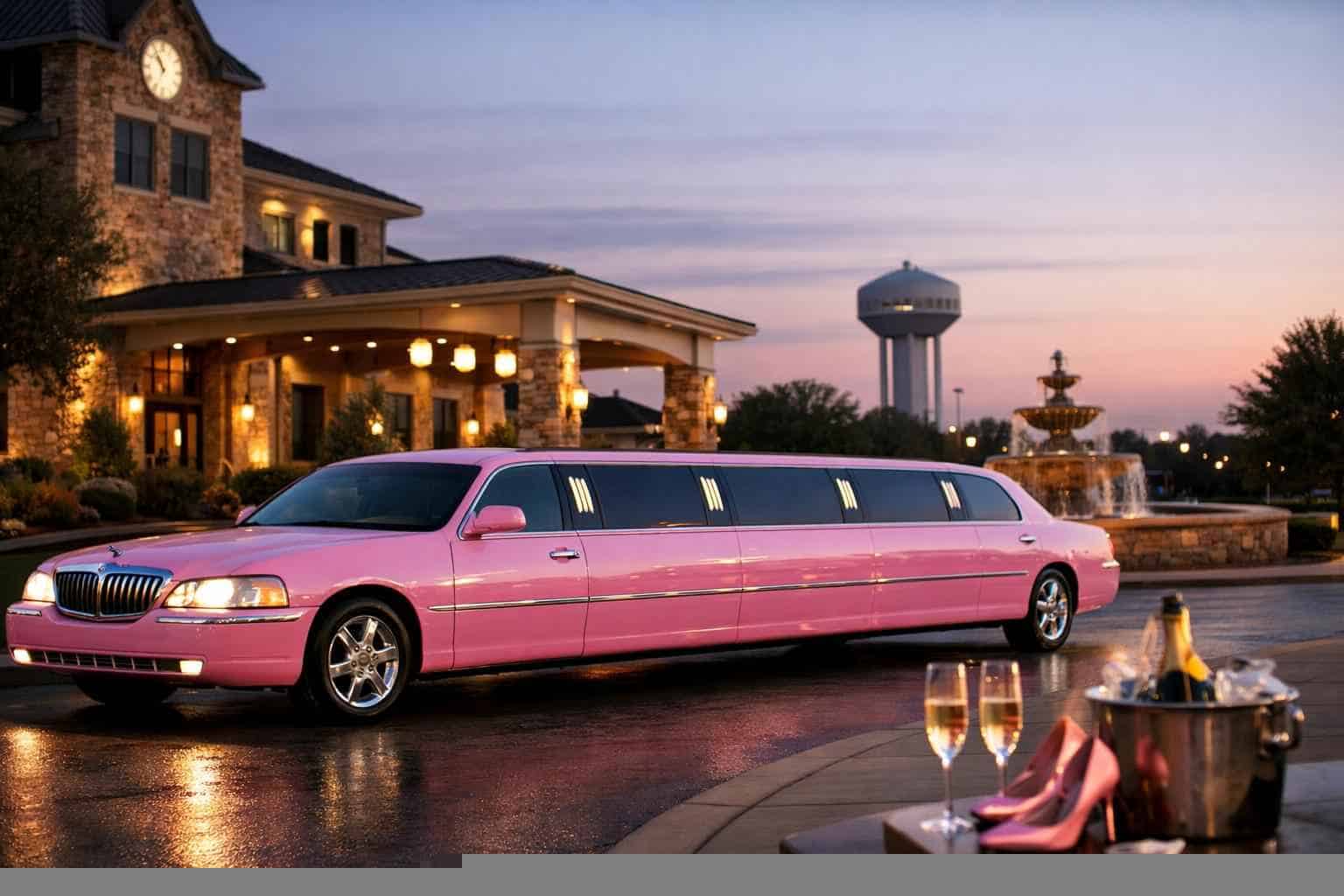 Affordable Pink Limo Service in Mansfield TX