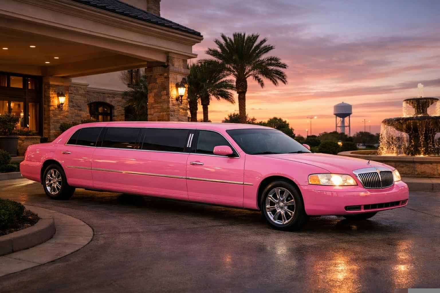 Affordable Pink Limo Service in Saginaw TX