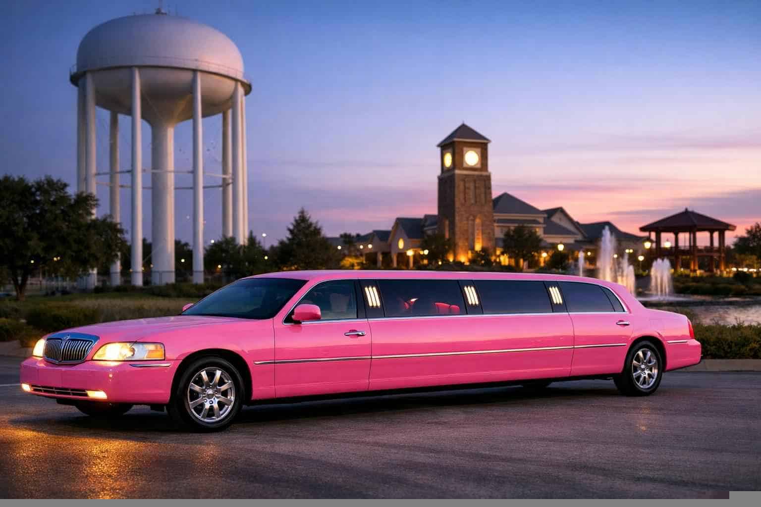 Affordable Pink Limo Service in White Settlement TX