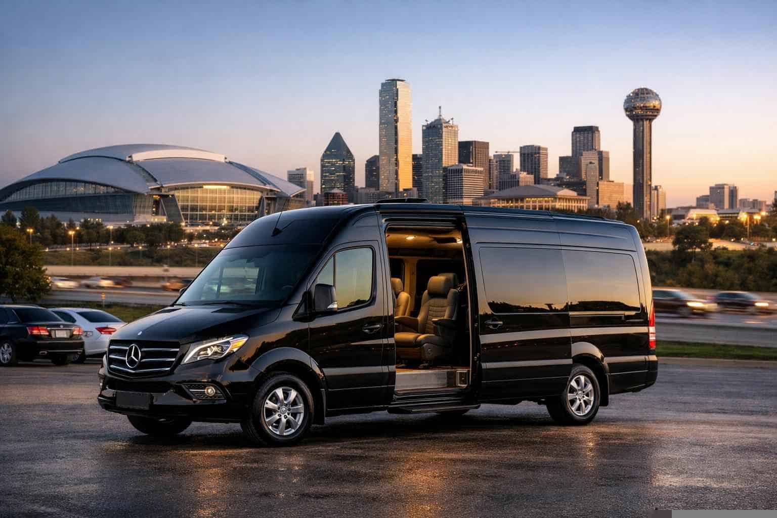 Sprinter Van Rental With Driver In Arlington Texas Affordable Sprinter Van Service in Arlington TX