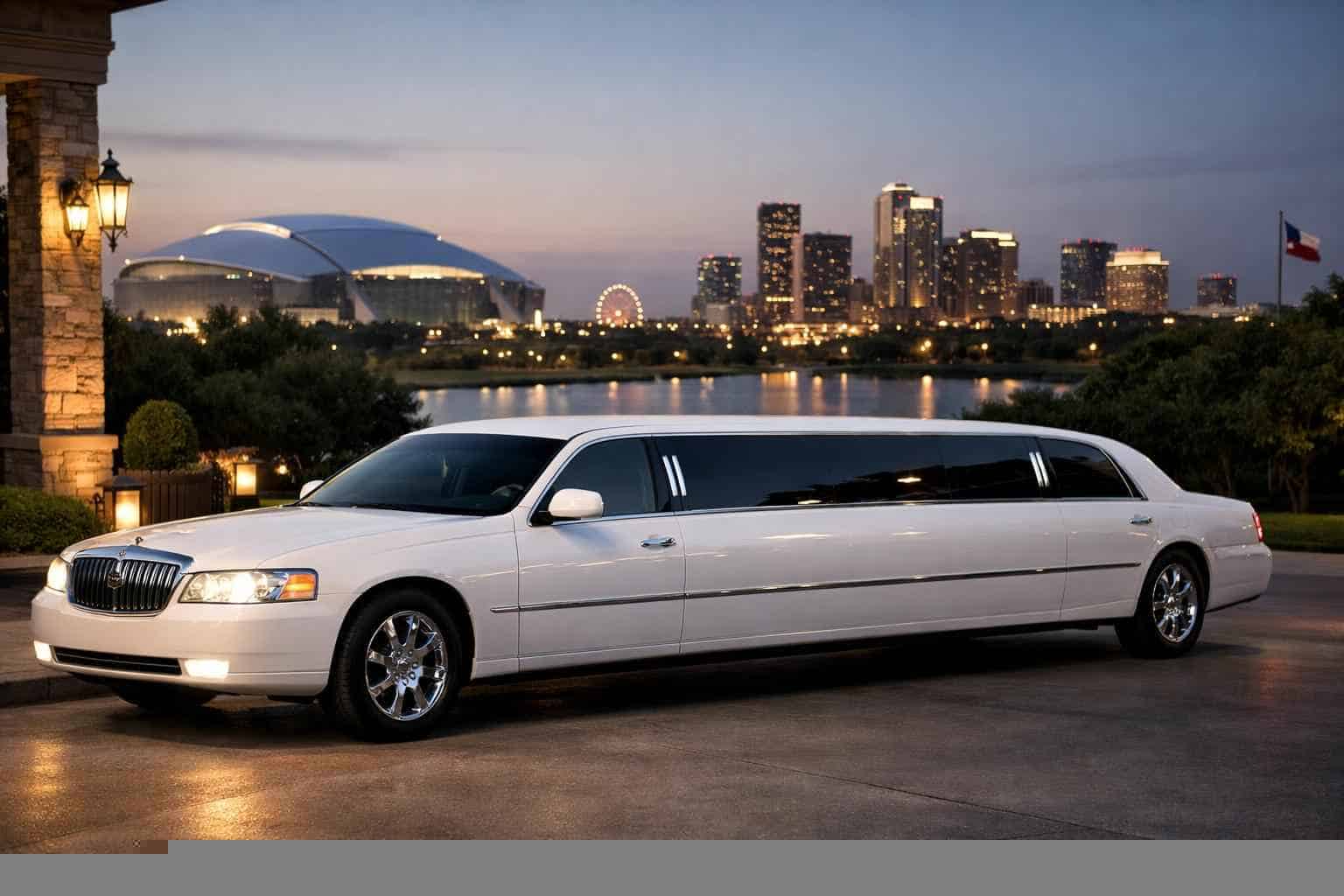 Affordable White Limo Service in Arlington TX