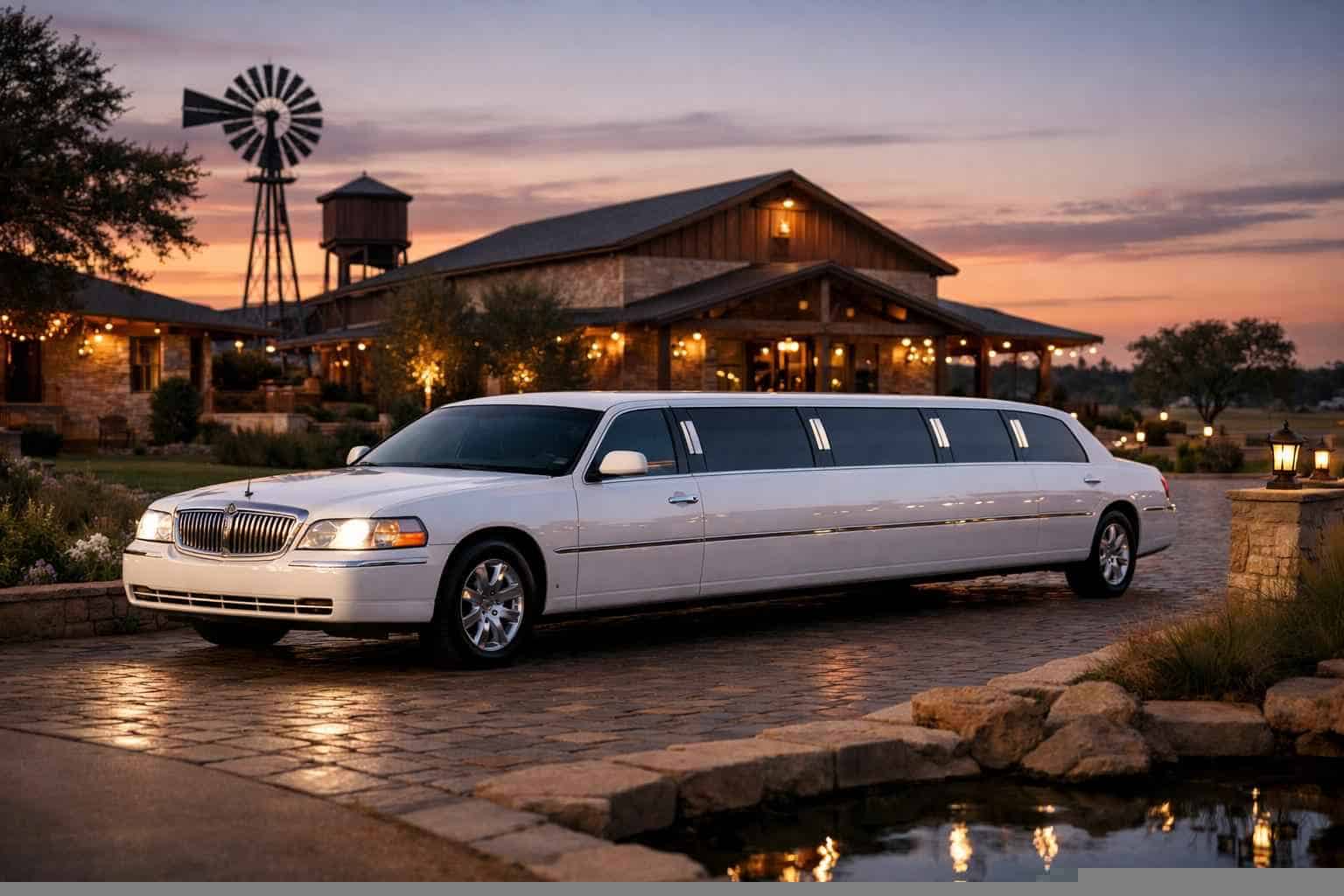 Affordable White Limo Service in Burleson TX
