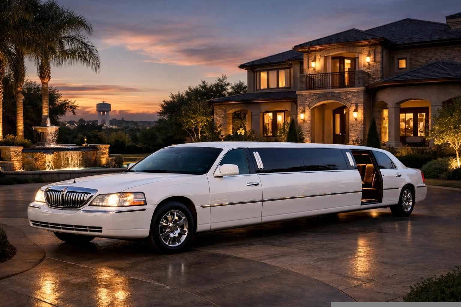 Affordable White Limo Service in Colleyville TX