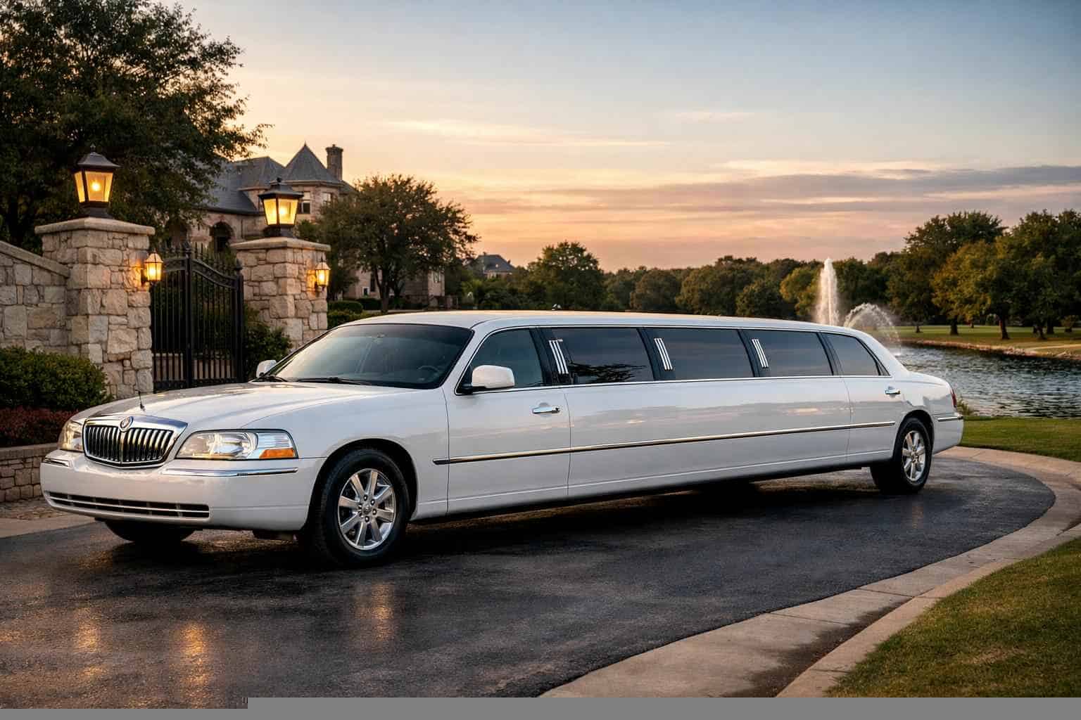 White Limo Rental In Keller Texas Affordable White Limo Service in Keller TX