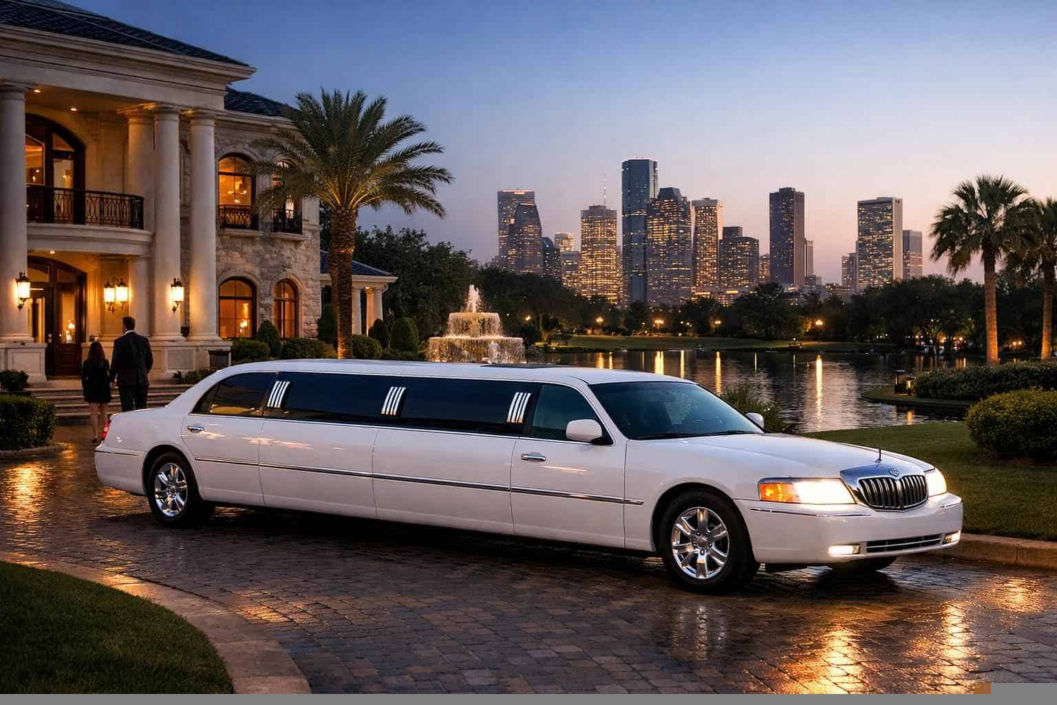 Affordable White Limo Service in River Oaks TX