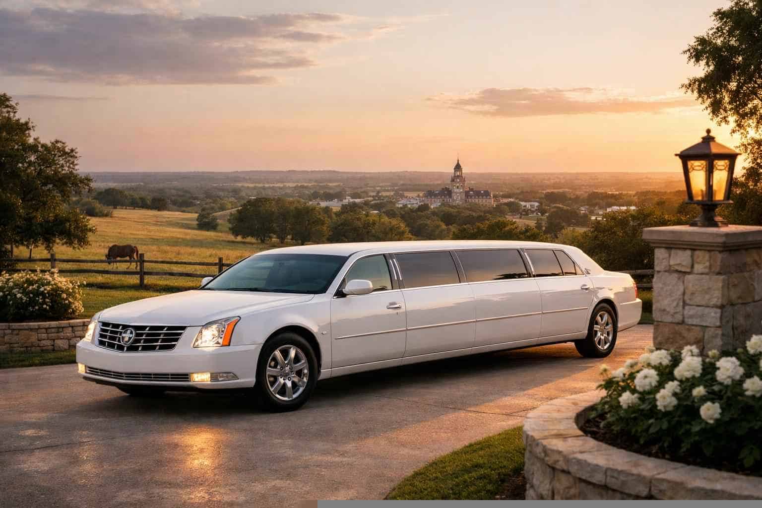 Affordable White Limo Service in Weatherford TX