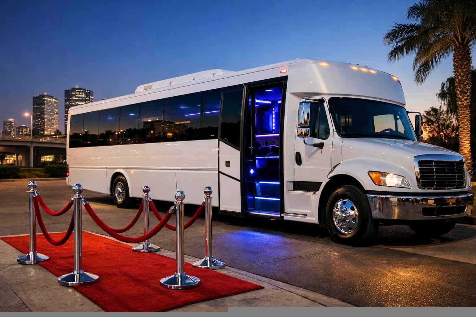 Affordable White Party Bus Service in Haltom City TX
