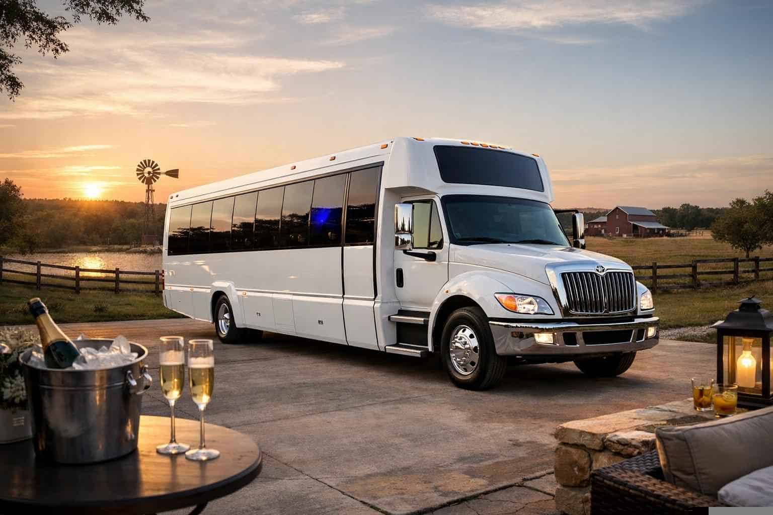 Affordable White Party Bus Service in Weatherford TX