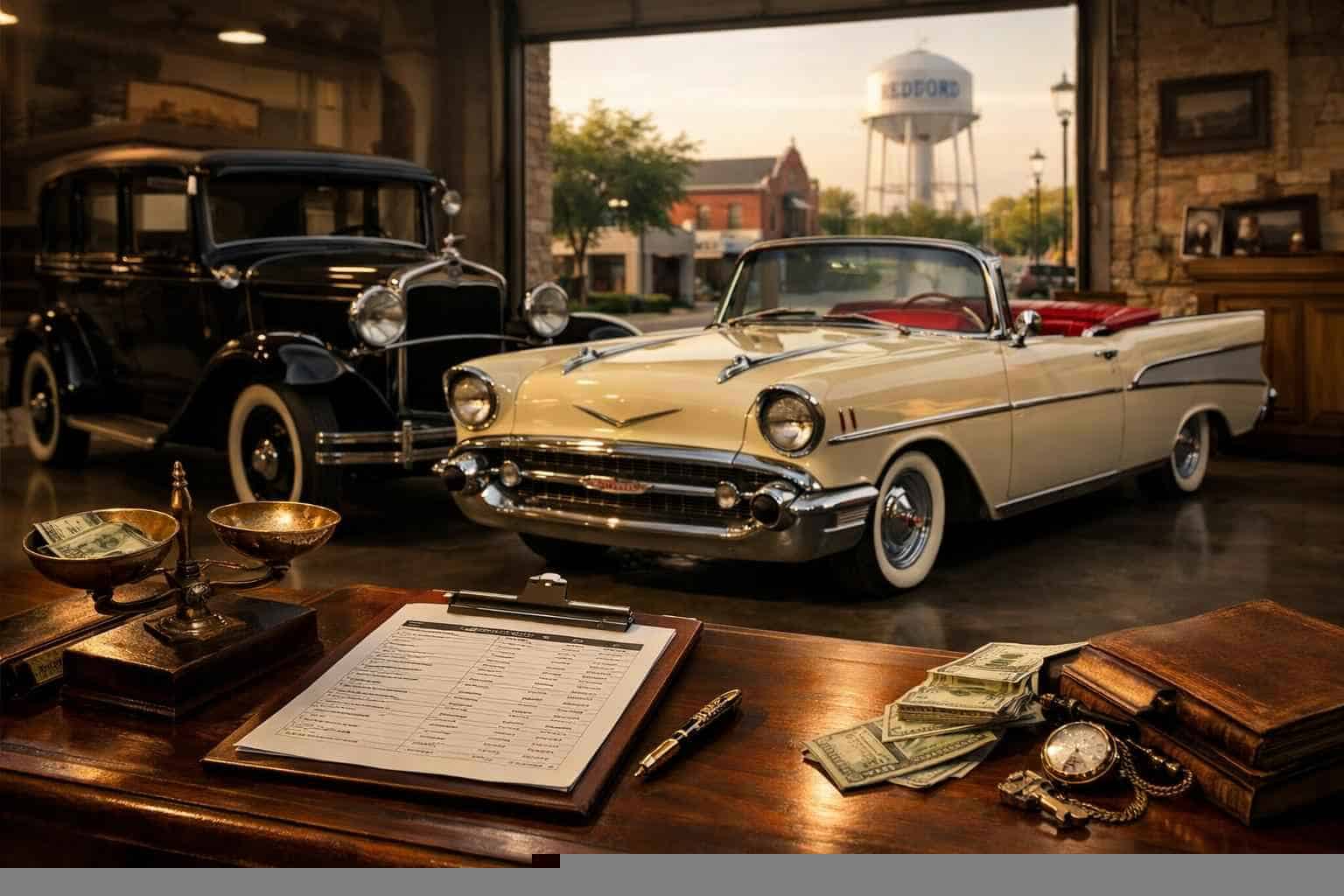 Antique Vehicle Rental Pricing in Bedford TX