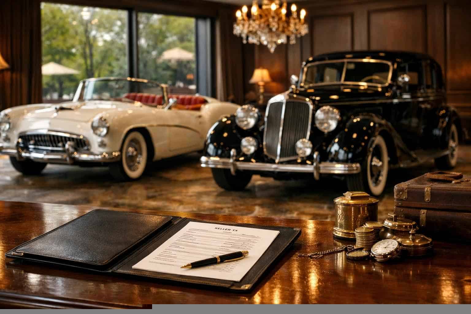 Antique Vehicle Rental Pricing in Keller TX