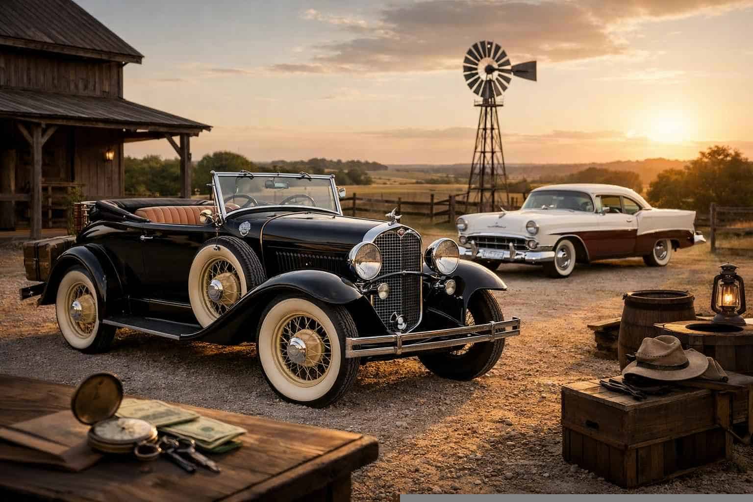 Antique Vehicle Rental Pricing in Weatherford TX