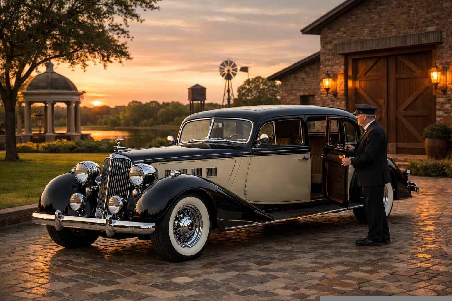 Antique Vehicle Rental with Driver Near Me in Bedford Texas