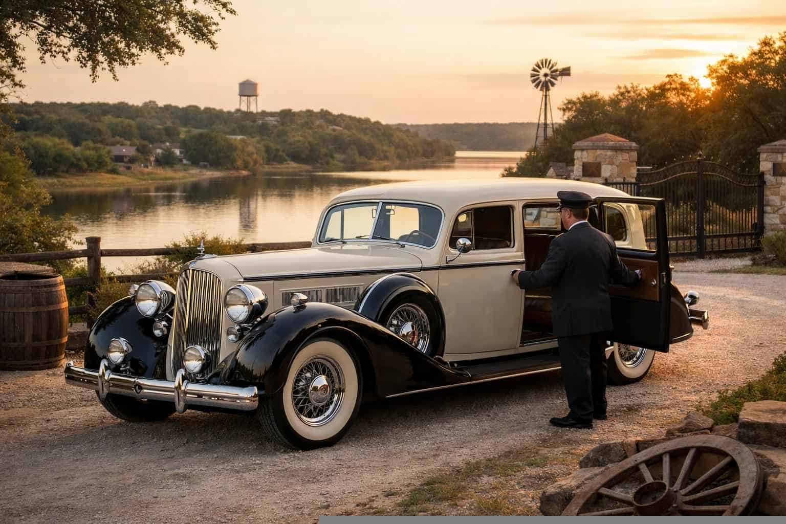Antique Vehicle Rental with Driver Near Me in Benbrook Texas