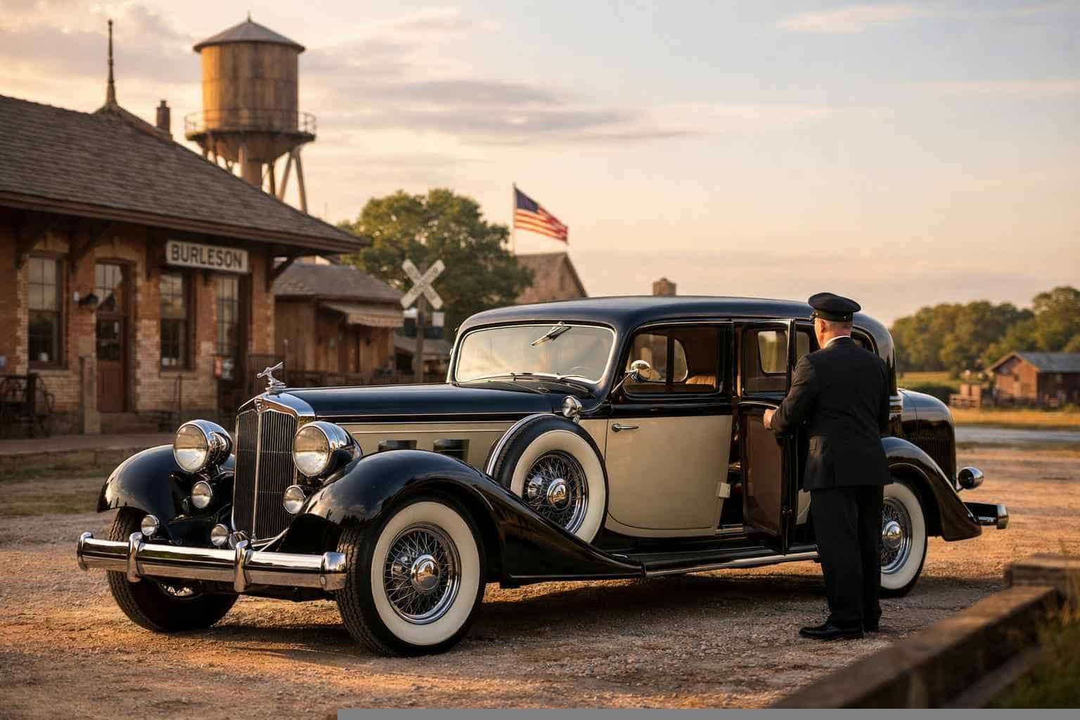 Antique Vehicle Rental with Driver Near Me in Burleson Texas