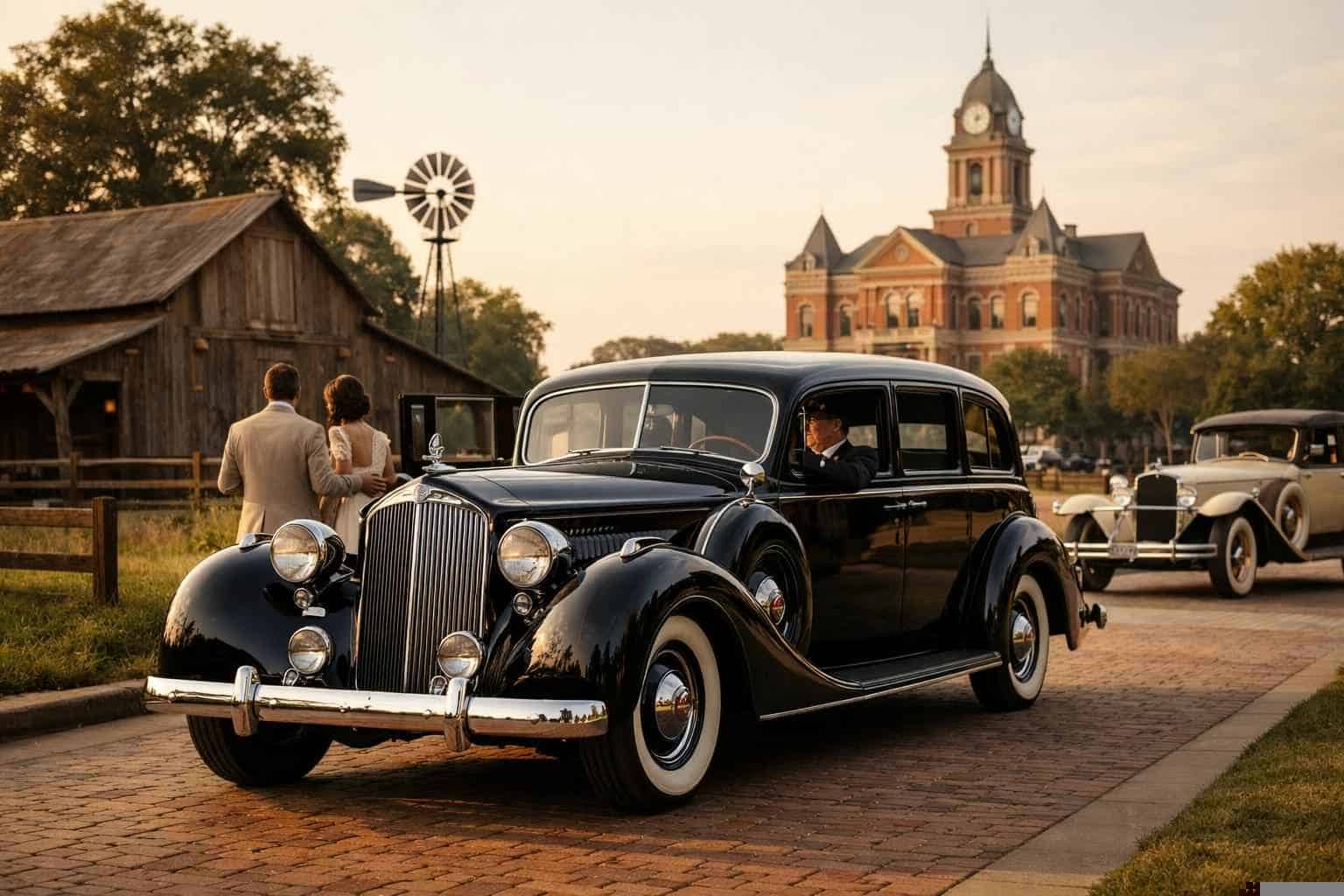Antique Vehicle Rental with Driver Near Me in Mansfield Texas