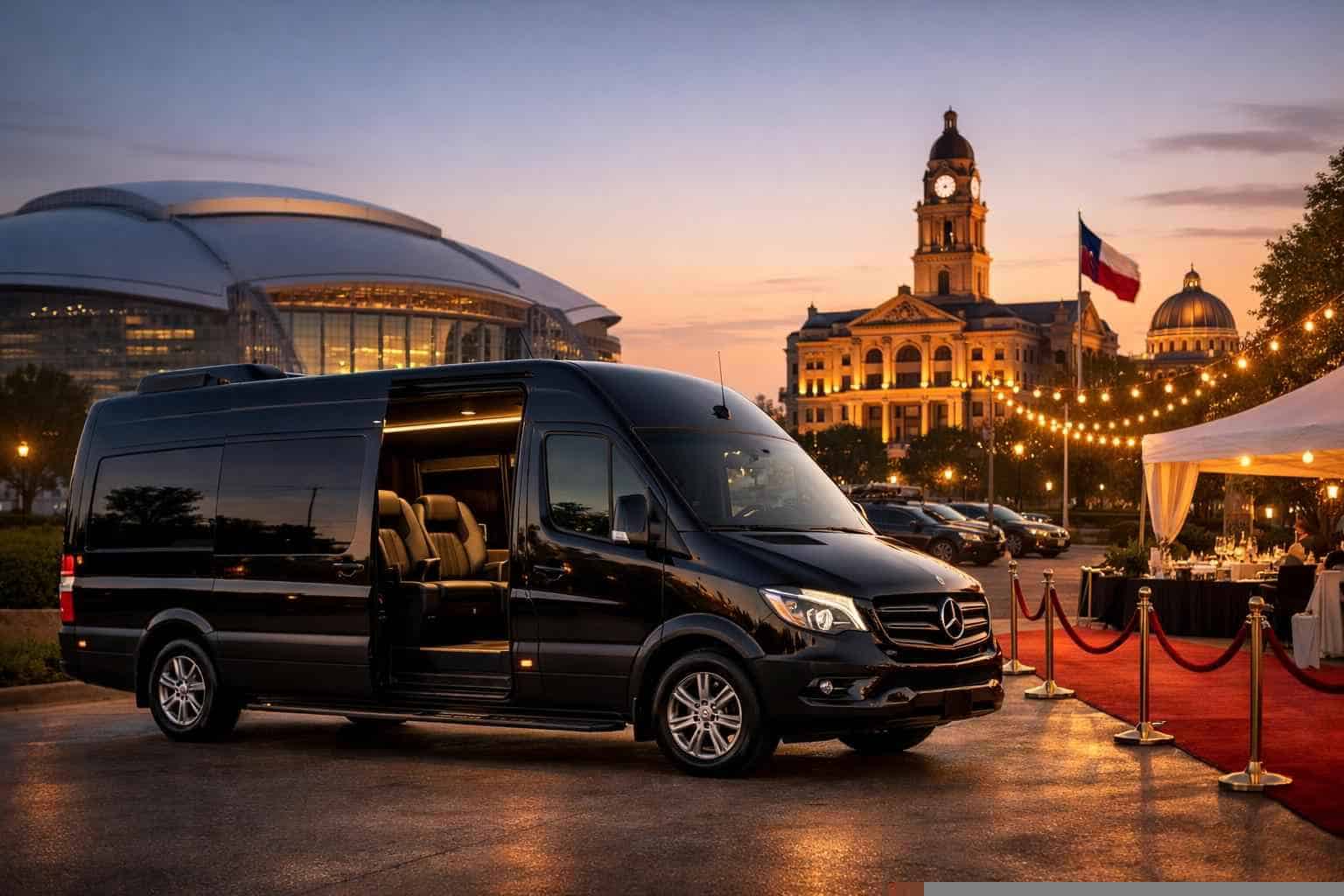 Sprinter Van Rental With Driver In Arlington Texas Arlington TX Sprinter Van Rentals for Special Events