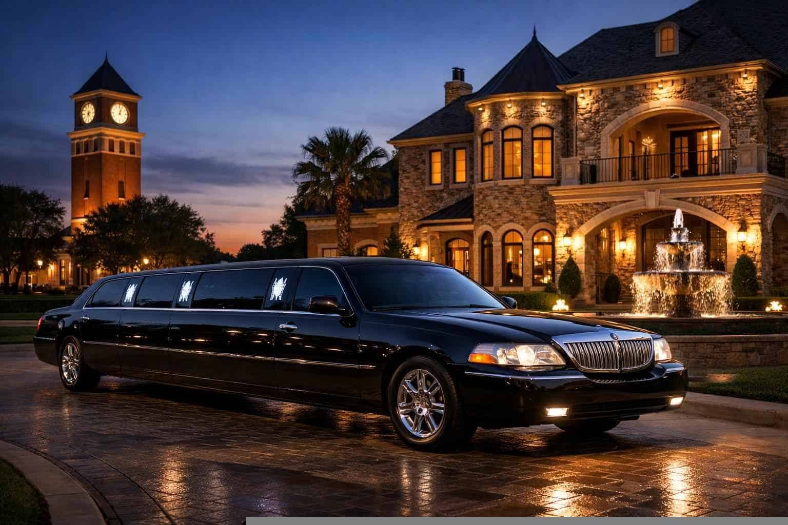 Bedford TX Black Limo Rentals for Special Events