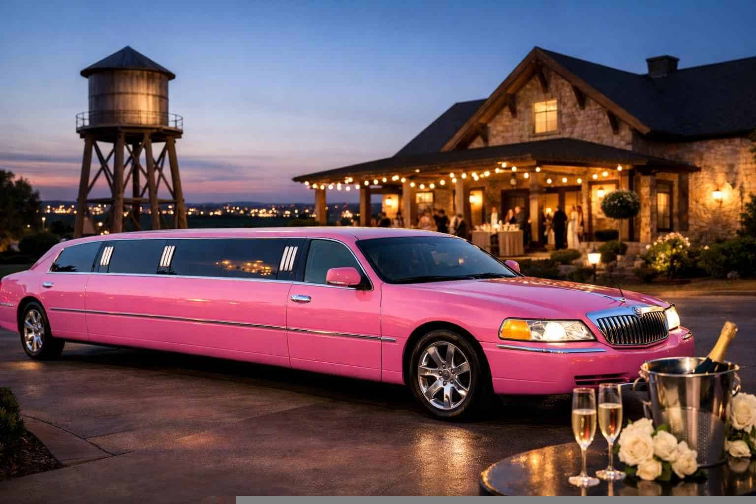 Bedford TX Pink Limo Rentals for Special Events