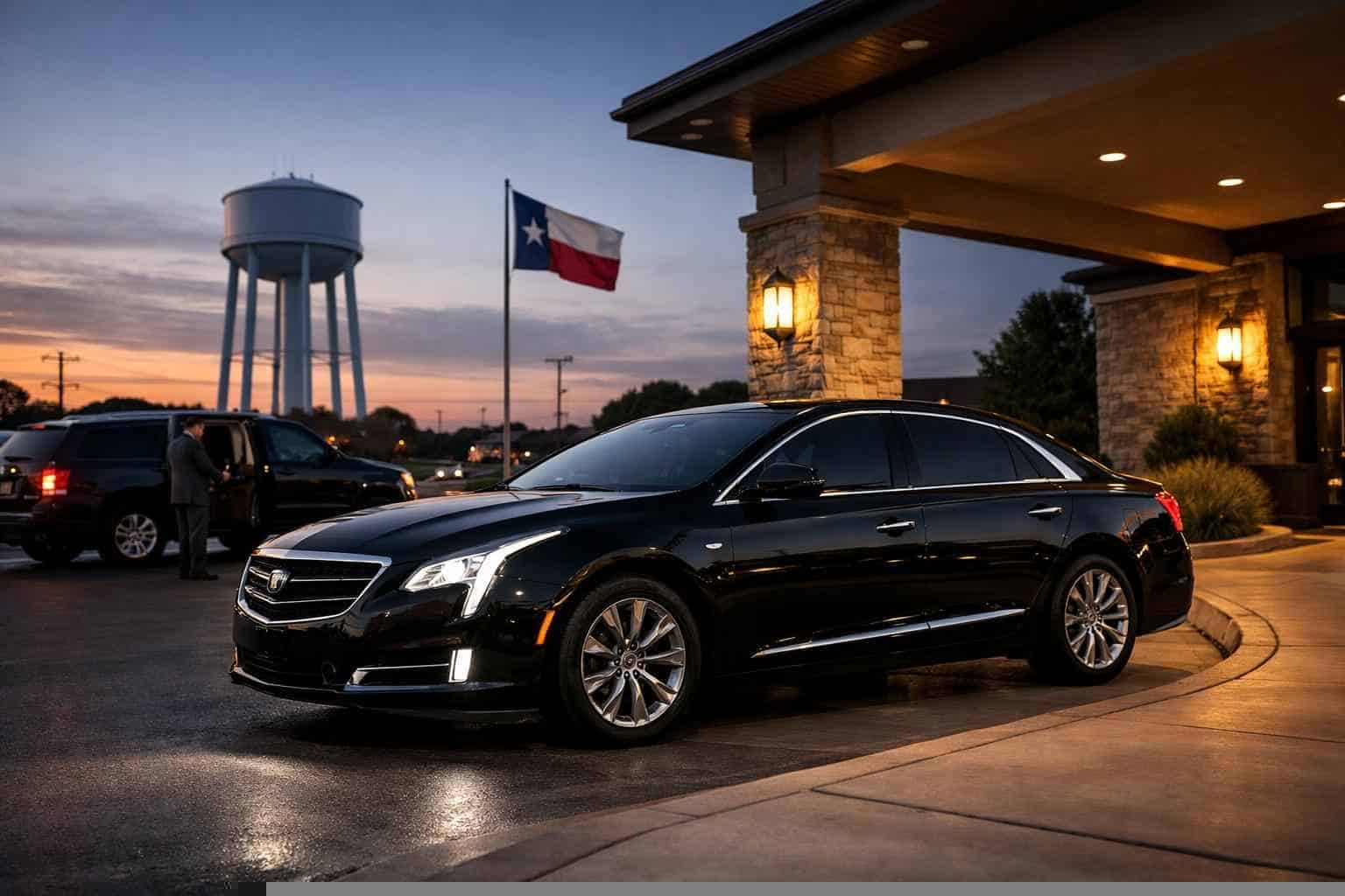 Black Car Service Near Me in Saginaw Texas