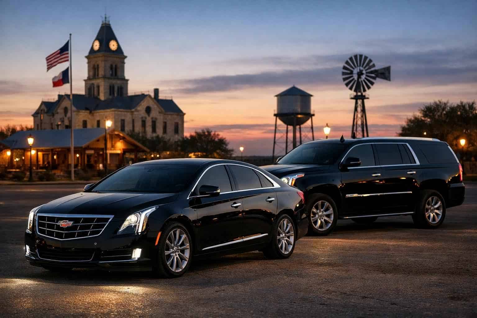 Black Car Service Near Me in Weatherford Texas