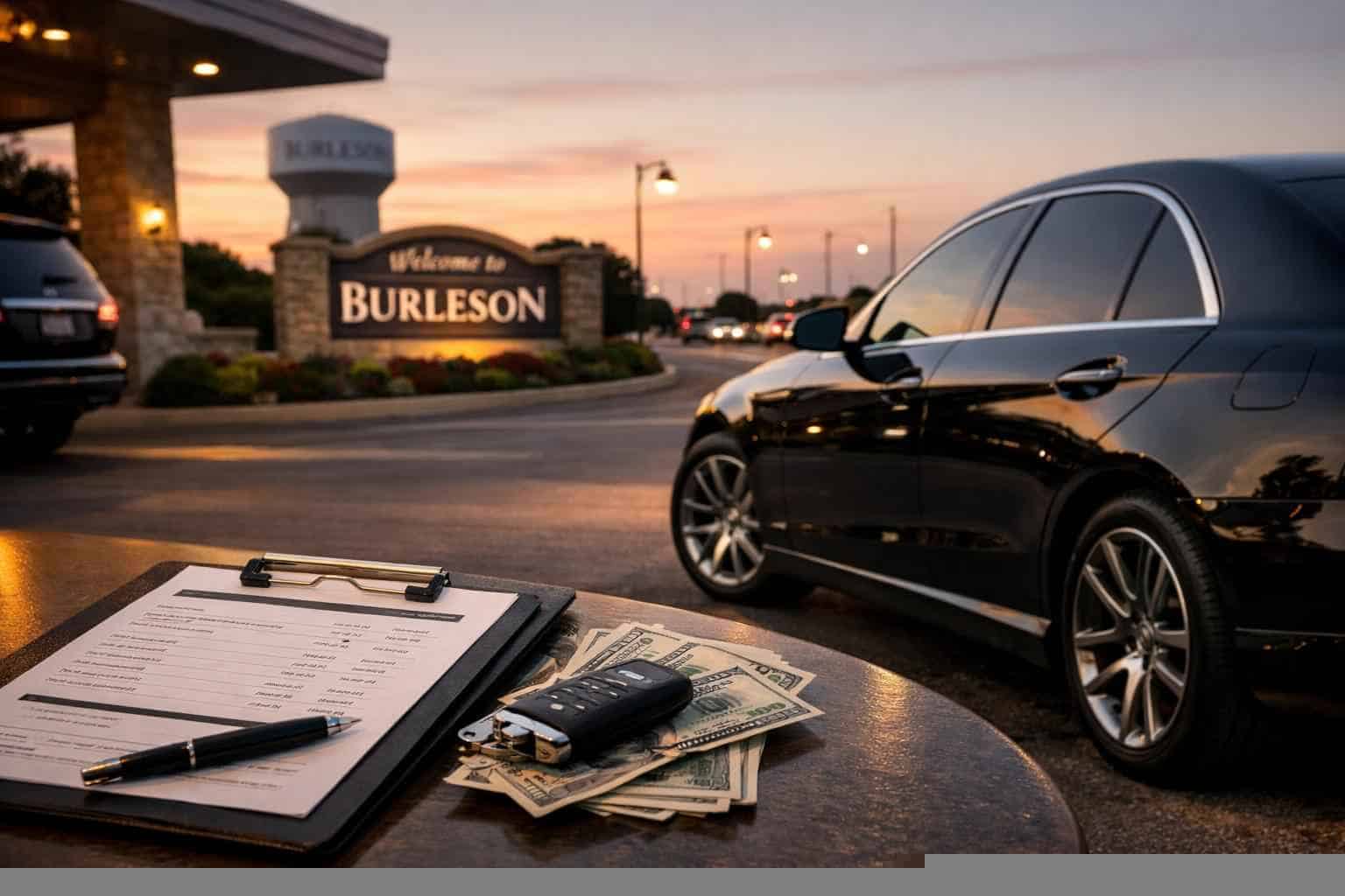 Black Car Service Pricing in Burleson TX