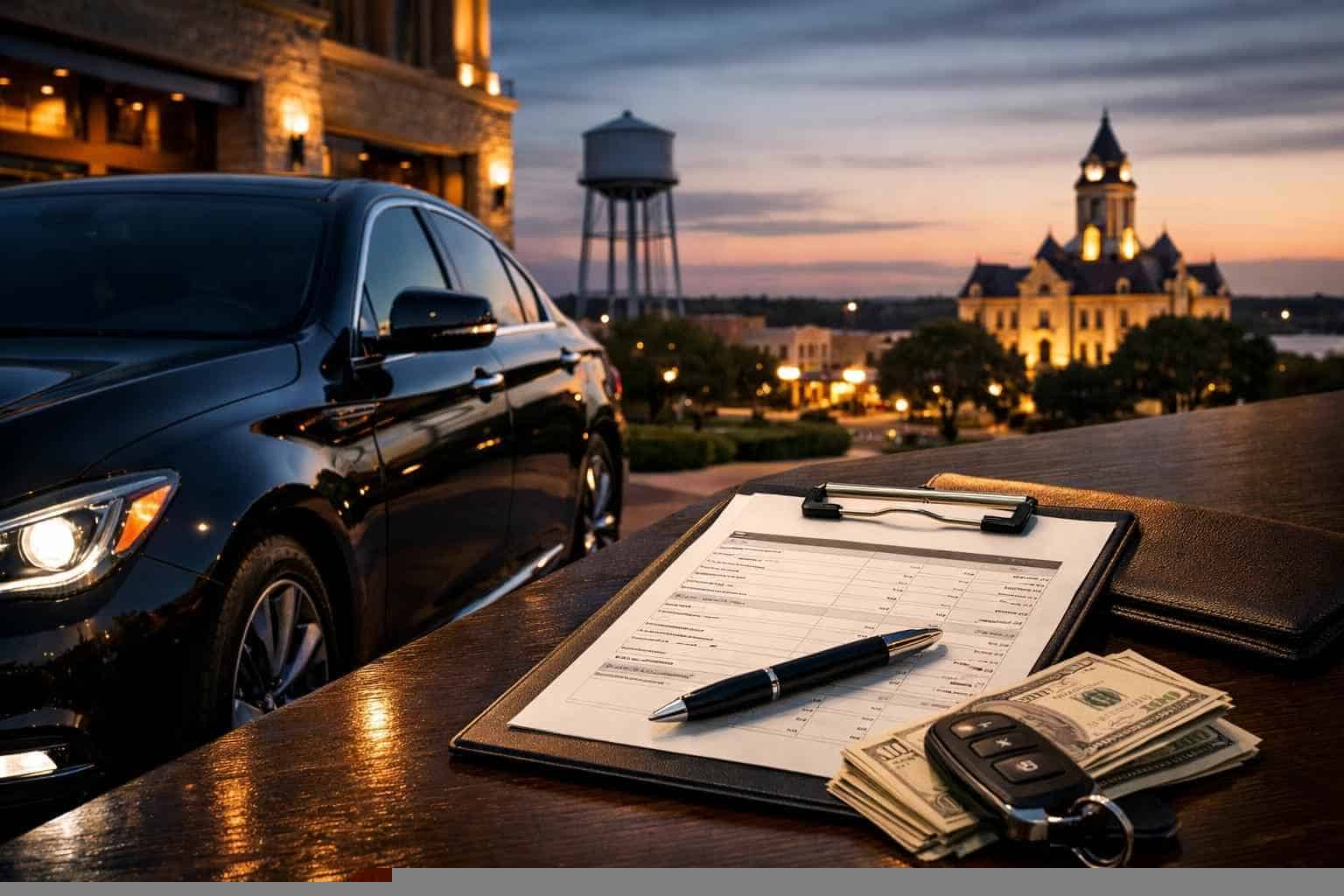 Black Car Service Pricing in Weatherford TX