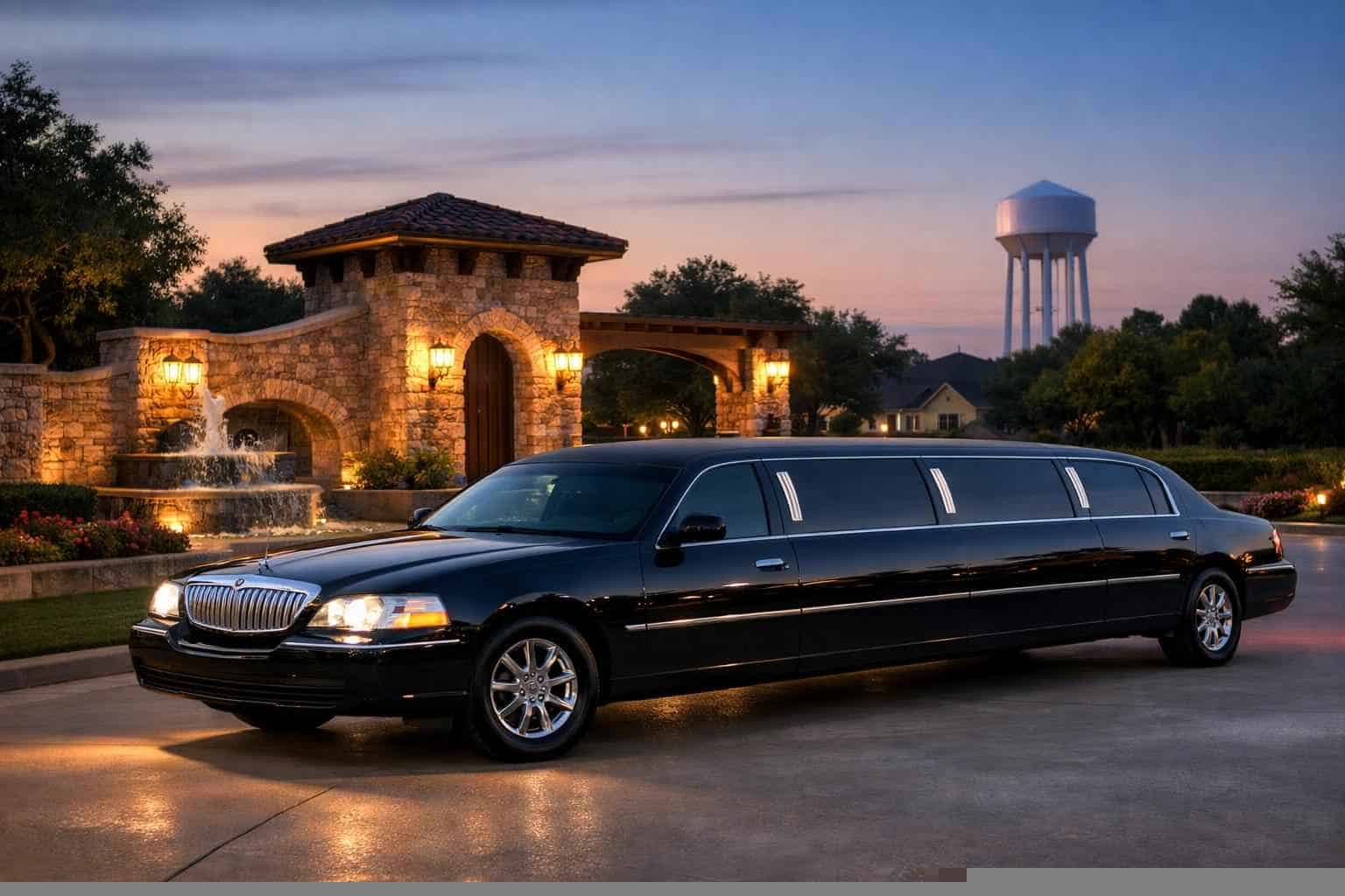 Black Limo Rental Near Me in Colleyville Texas