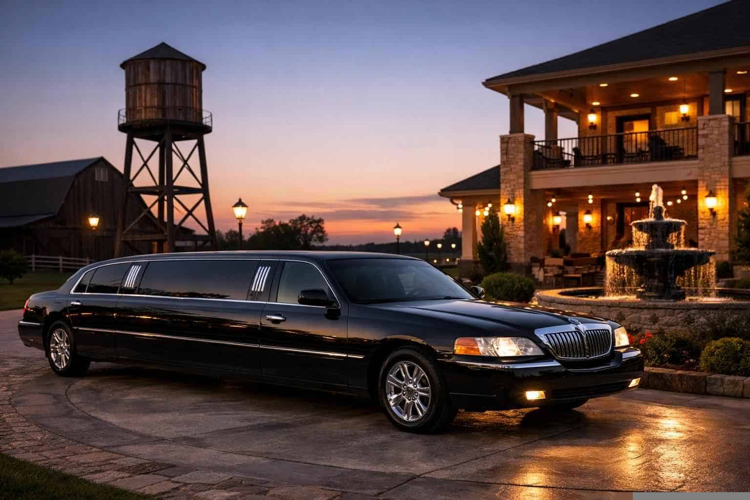 Black Limo Rental Near Me in Crowley Texas