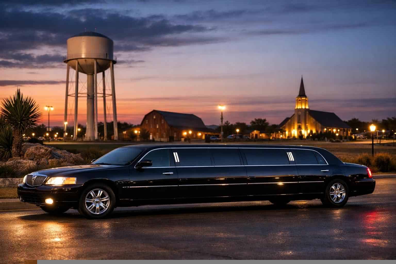 Black Limo Rental Near Me in Saginaw Texas