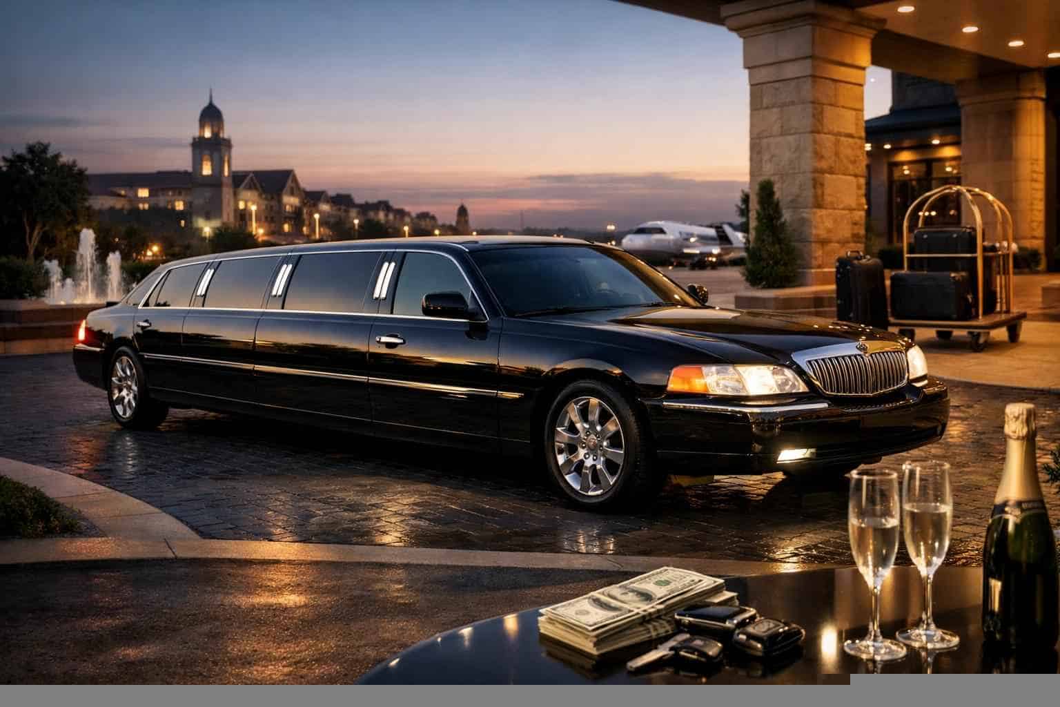 Black Limo Rental Pricing in Colleyville TX