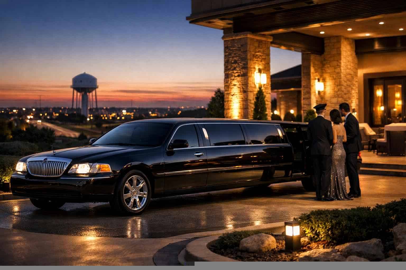 Black Limo Rental Pricing in Crowley TX
